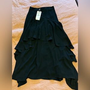 SOLD Zara ruffled witch skirt size S